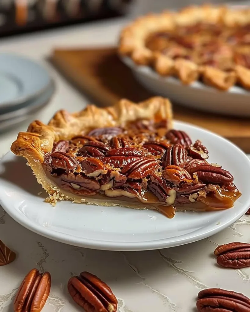 Rich & Decadent Bourbon Brown Butter Pecan Pie