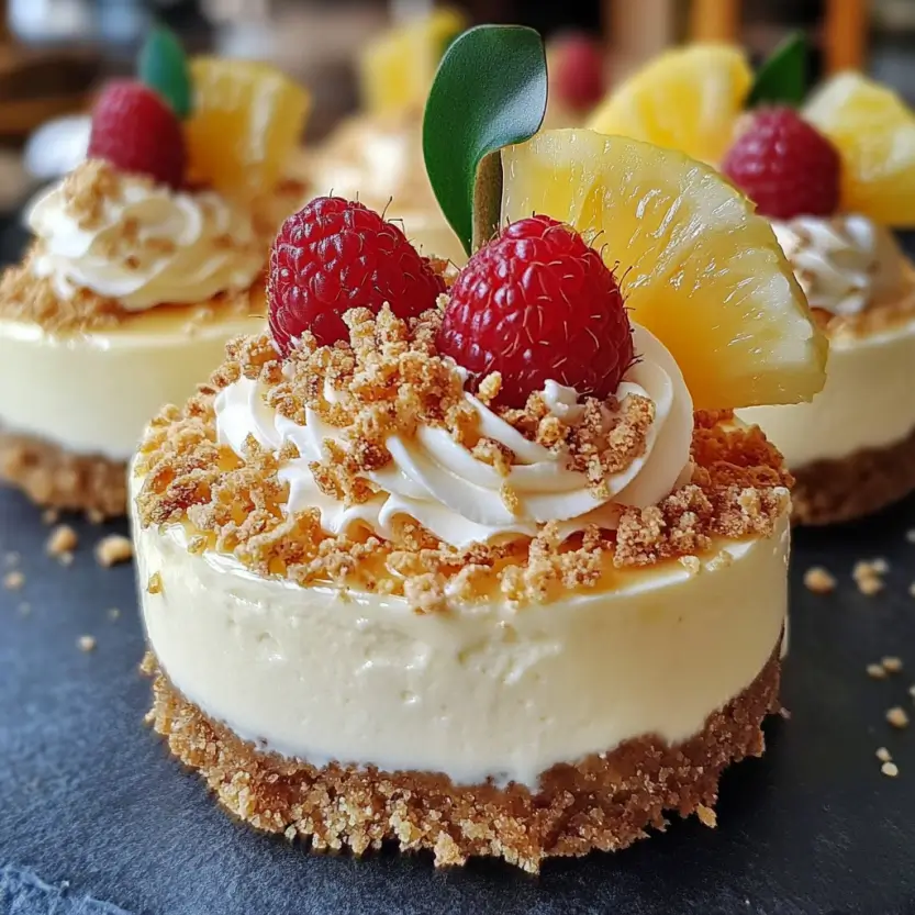 No Bake Pineapple Heaven Cheesecake Dessert
