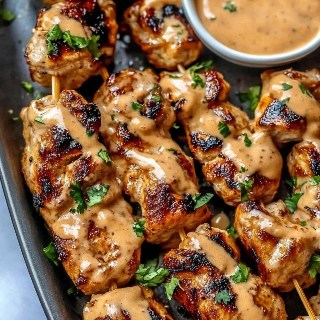 Crispy Bang Bang Chicken Skewers | Juicy & Mouthwatering