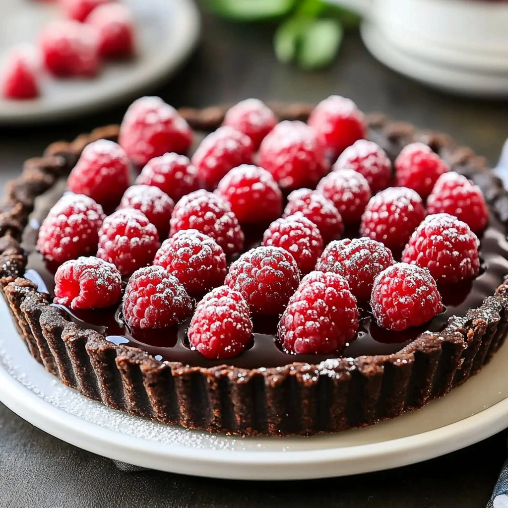 Chocolate Raspberry Tart – A Decadent, Fruity Dessert