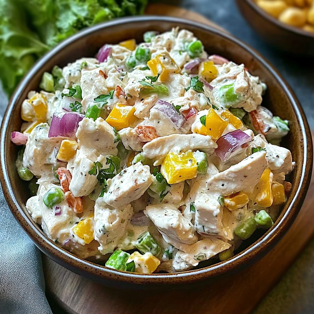 Cottage Cheese Chicken Salad