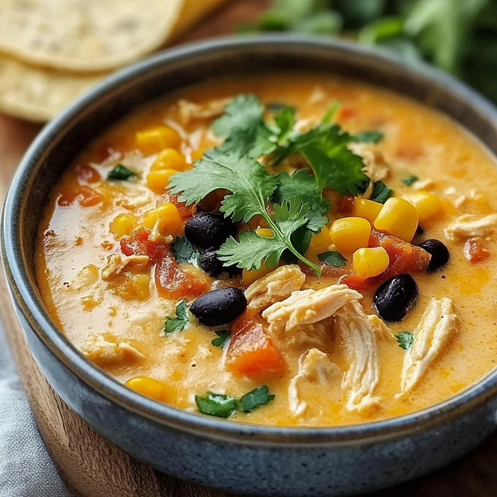 Creamy Chicken Tortilla Soup