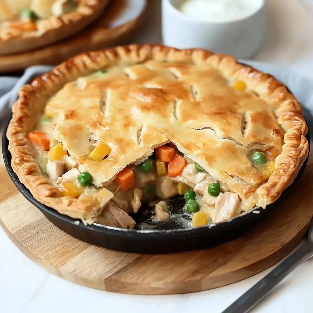 Easy Chicken Pot Pie with Cream of Chicken Soup