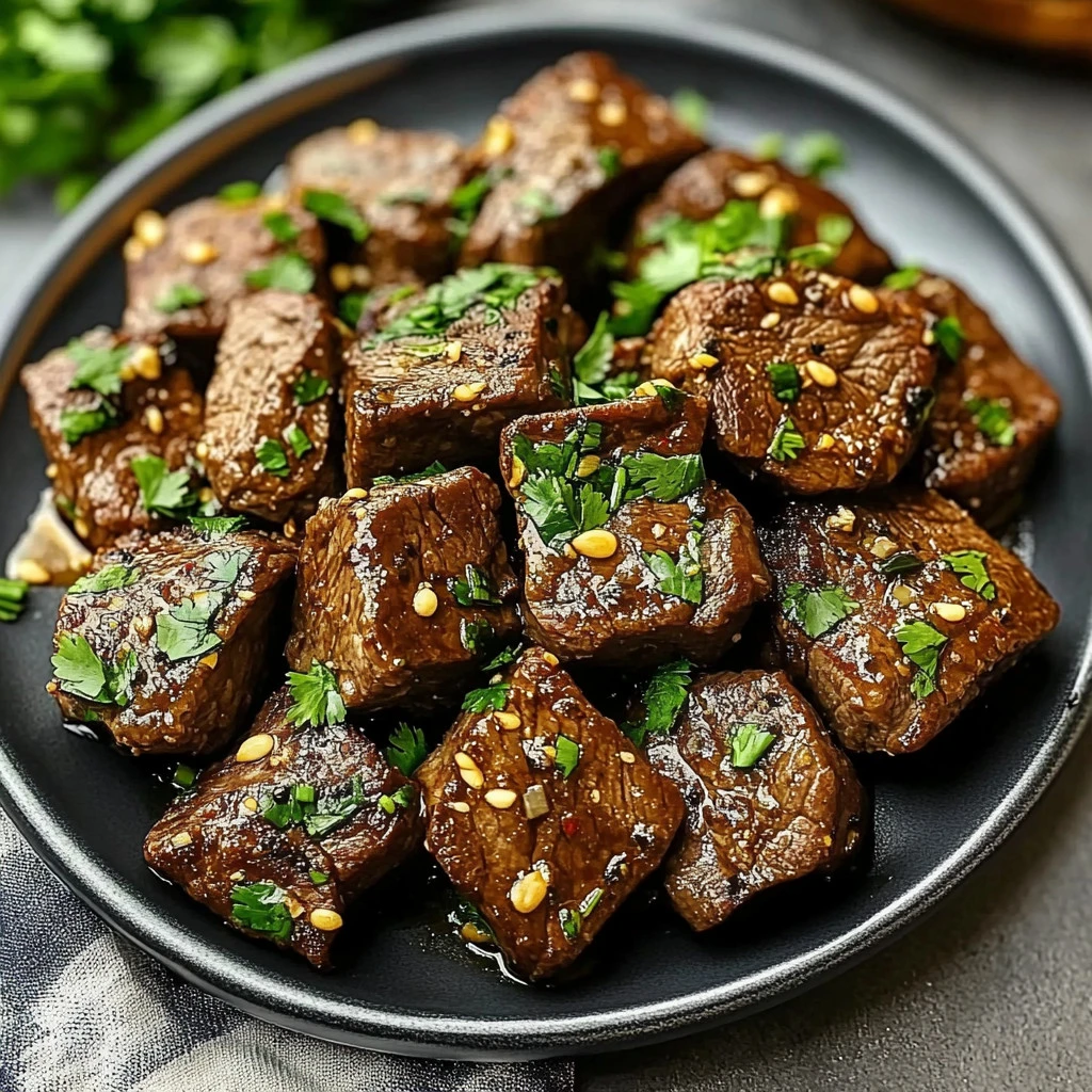 Irresistible Garlic Butter Steak Bites | Juicy & Flavorful