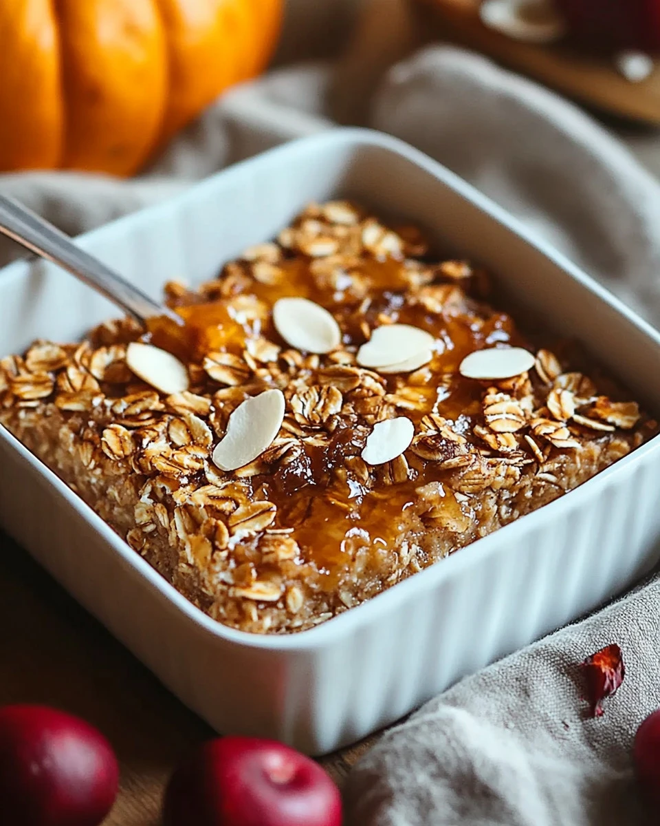 Irresistible Pumpkin Baked Oatmeal: A Fall Favorite