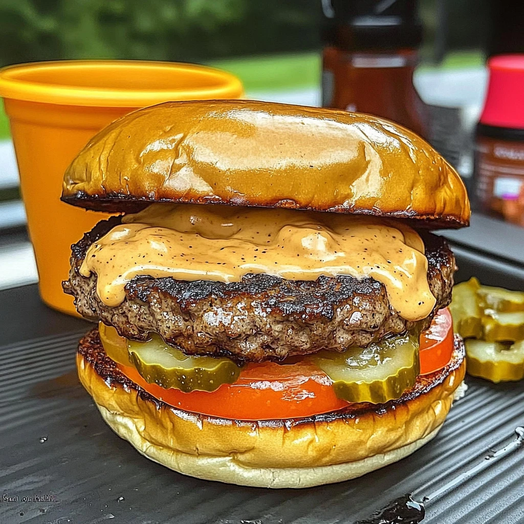Smoked Cajun Burgers