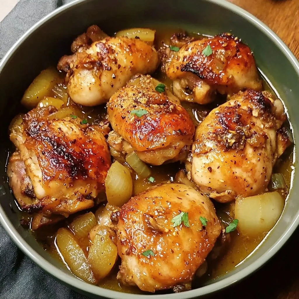 Apple Cider Vinegar Braised Chicken