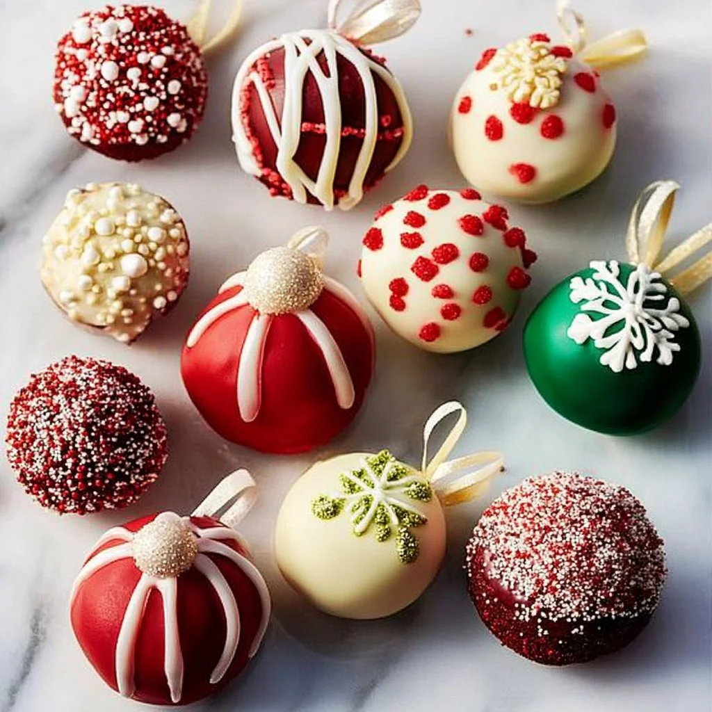 Cake Ball Ornaments