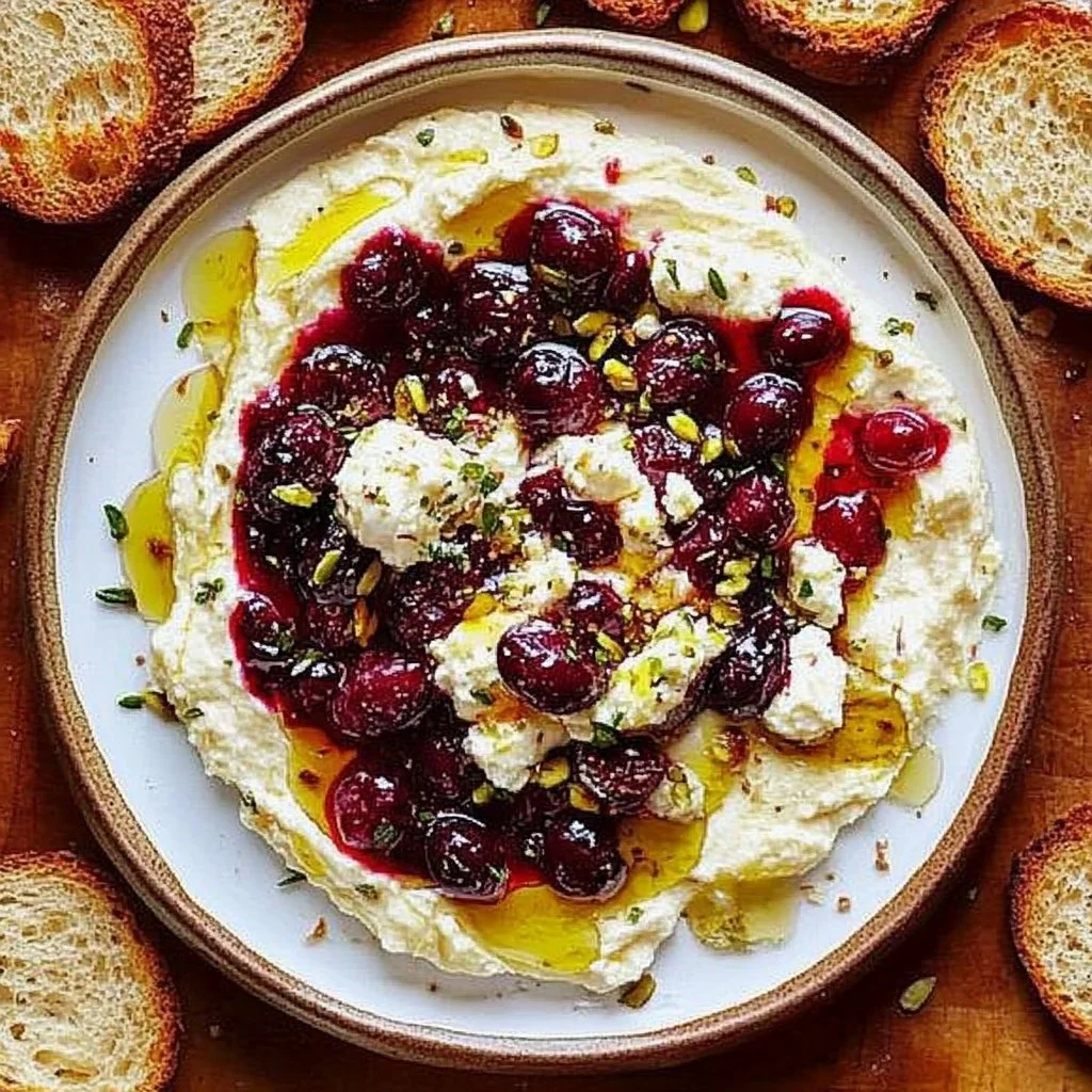 Cranberry Whipped Feta Dip