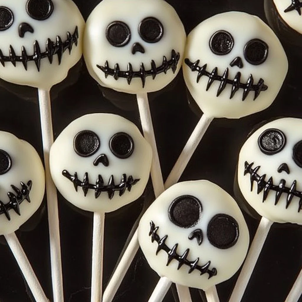 Jack Skellington Oreo Pops