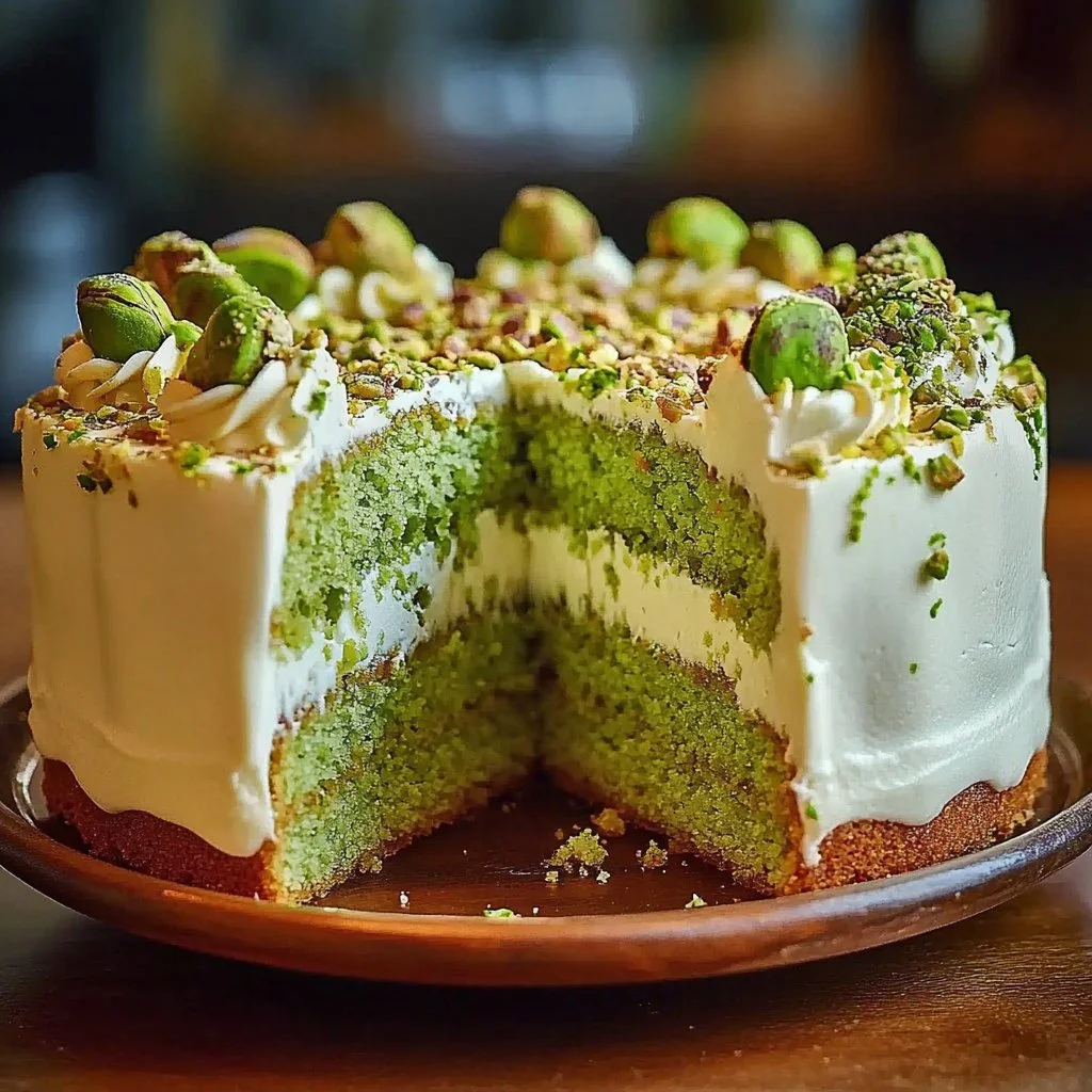 Pistachio Cream Cake