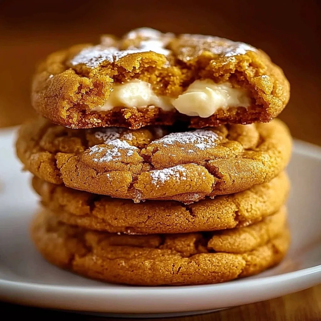 Pumpkin Cheesecake Cookies