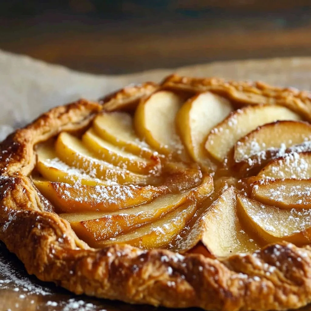 Rustic Honeycrisp Apple Galette