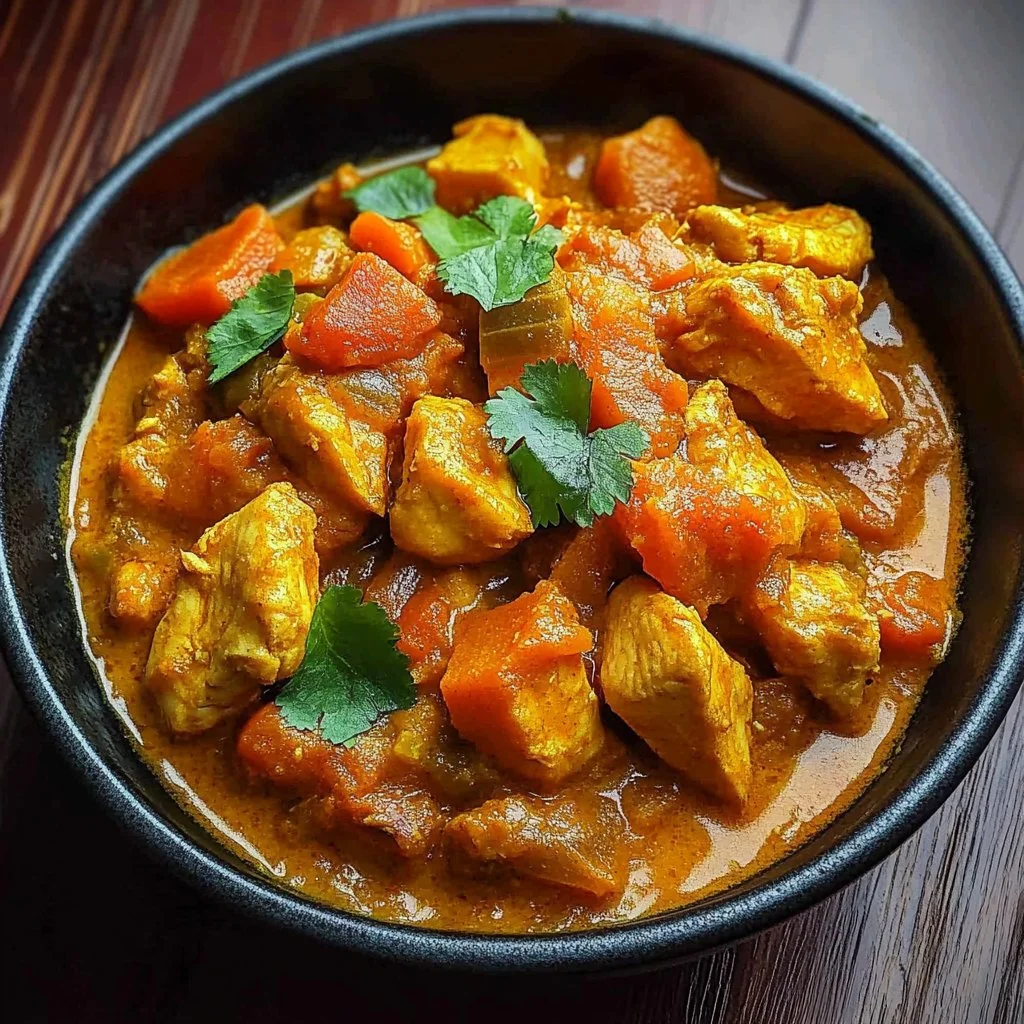Slow Cooker Chicken and Sweet Potato Curry