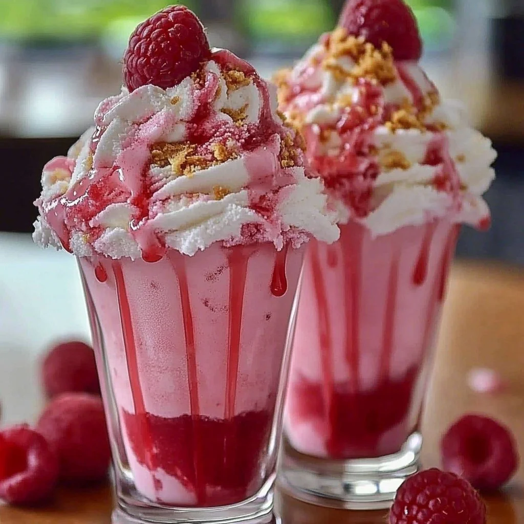 Summer Raspberry Cheesecake Ice Cream