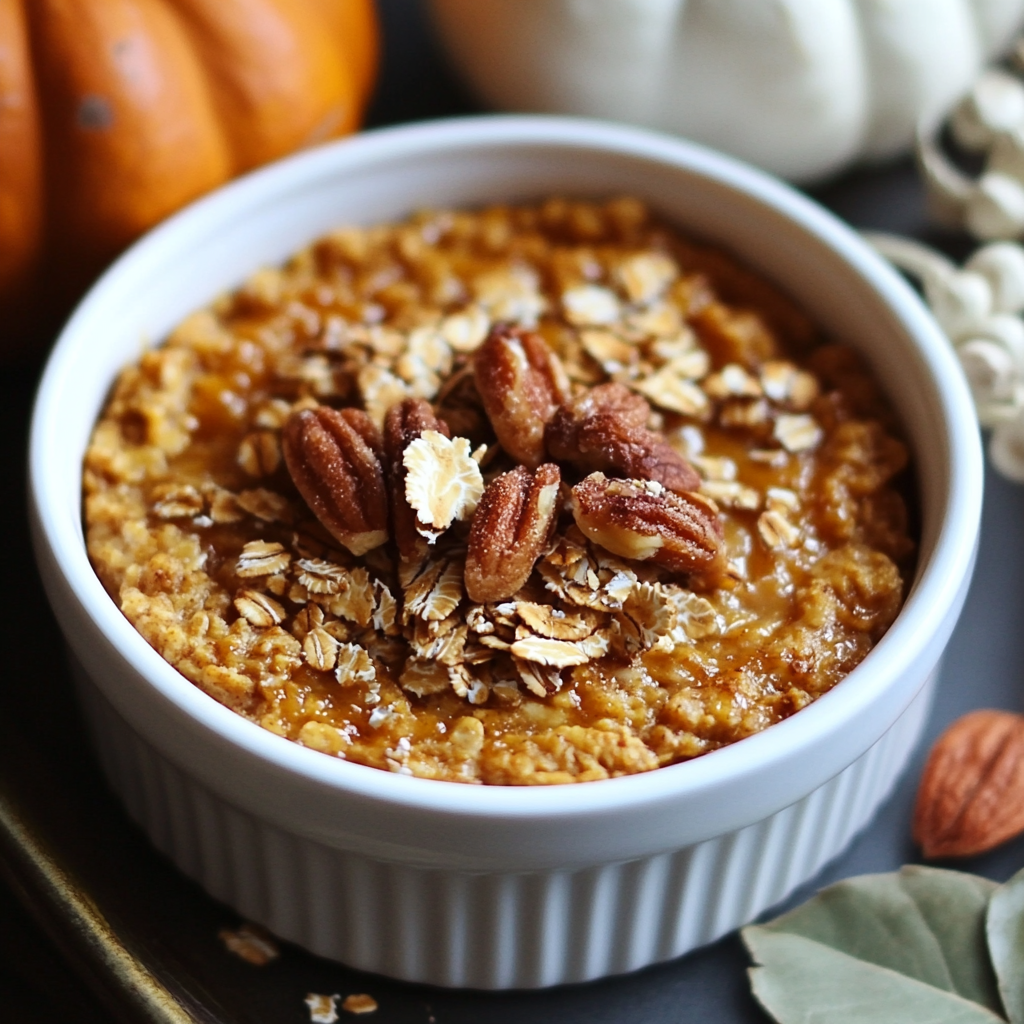 Pumpkin Baked Oatmeal