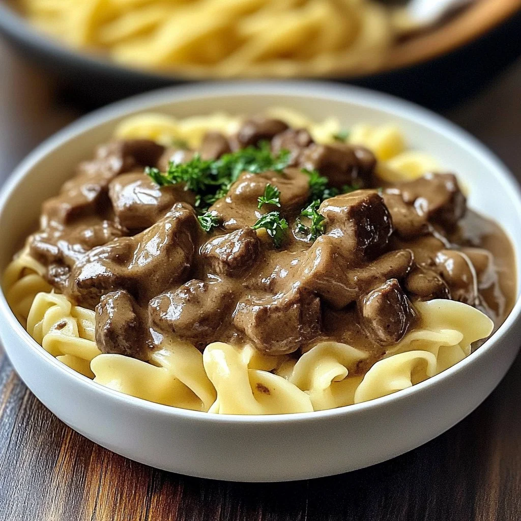 Beef Stroganoff
