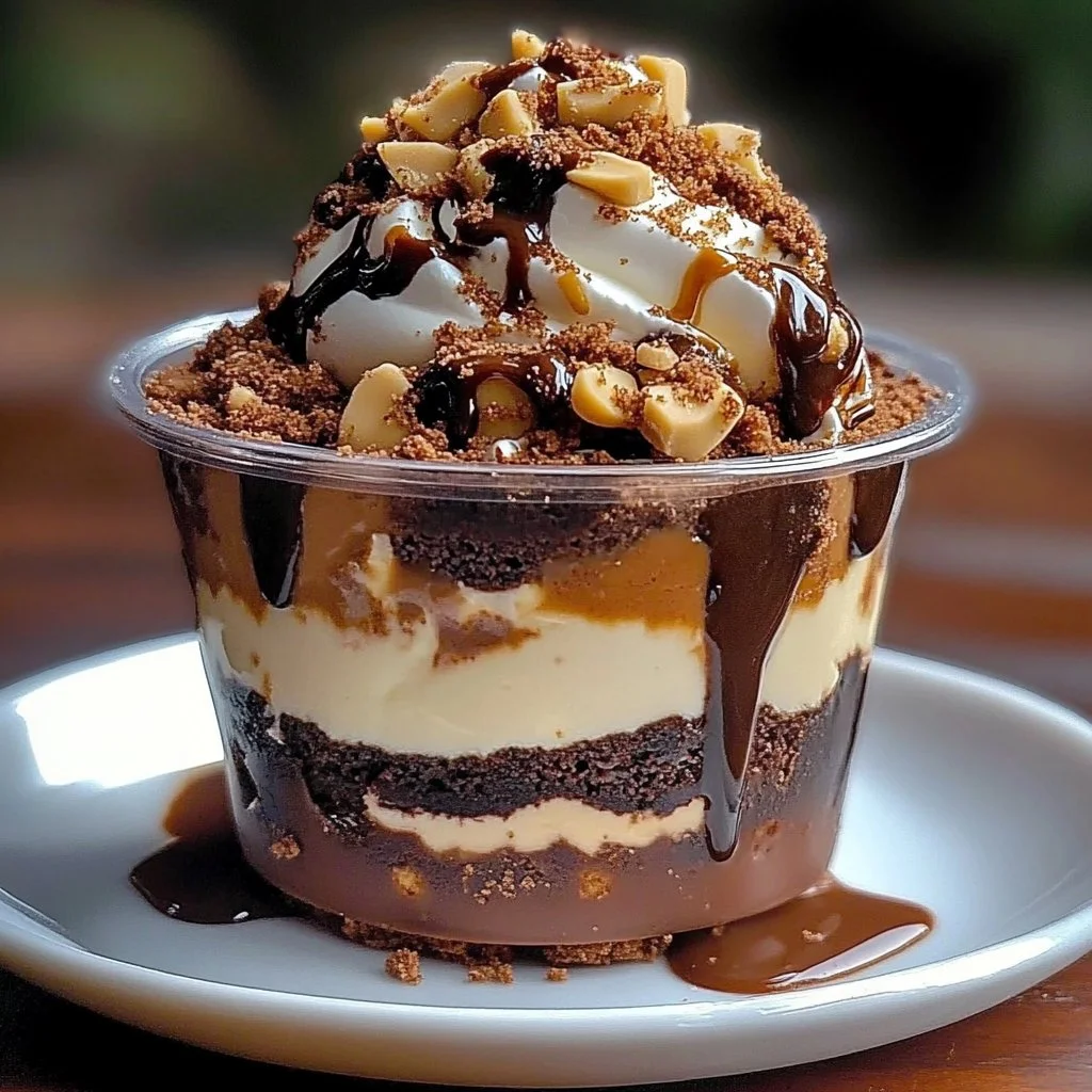 Brownie Cheesecake Cups