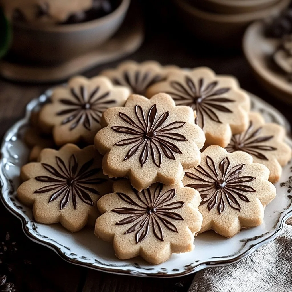 Buttery Espresso Shortbread Cookies with a Bold Coffee Kick
