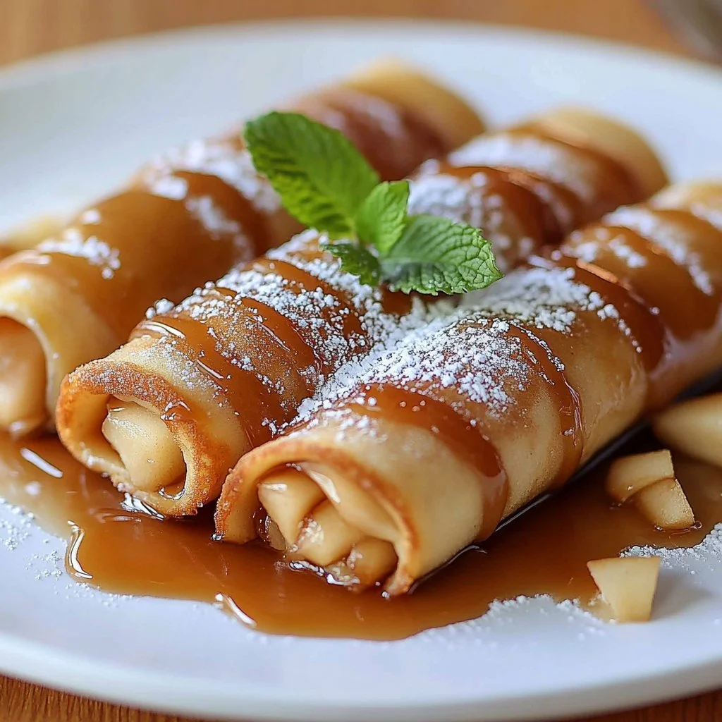 Caramel Apple Taquitos