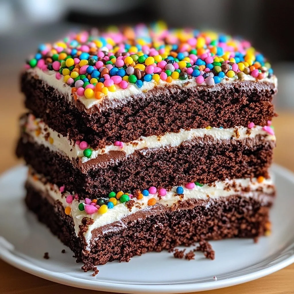 Chaos Cake Sheet Pan Brownies