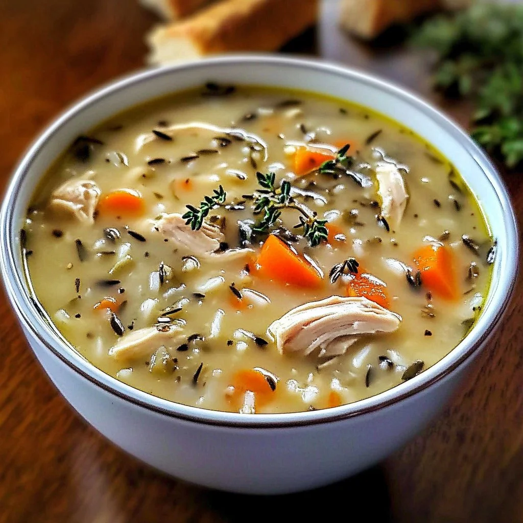 Creamy Chicken and Wild Rice Soup
