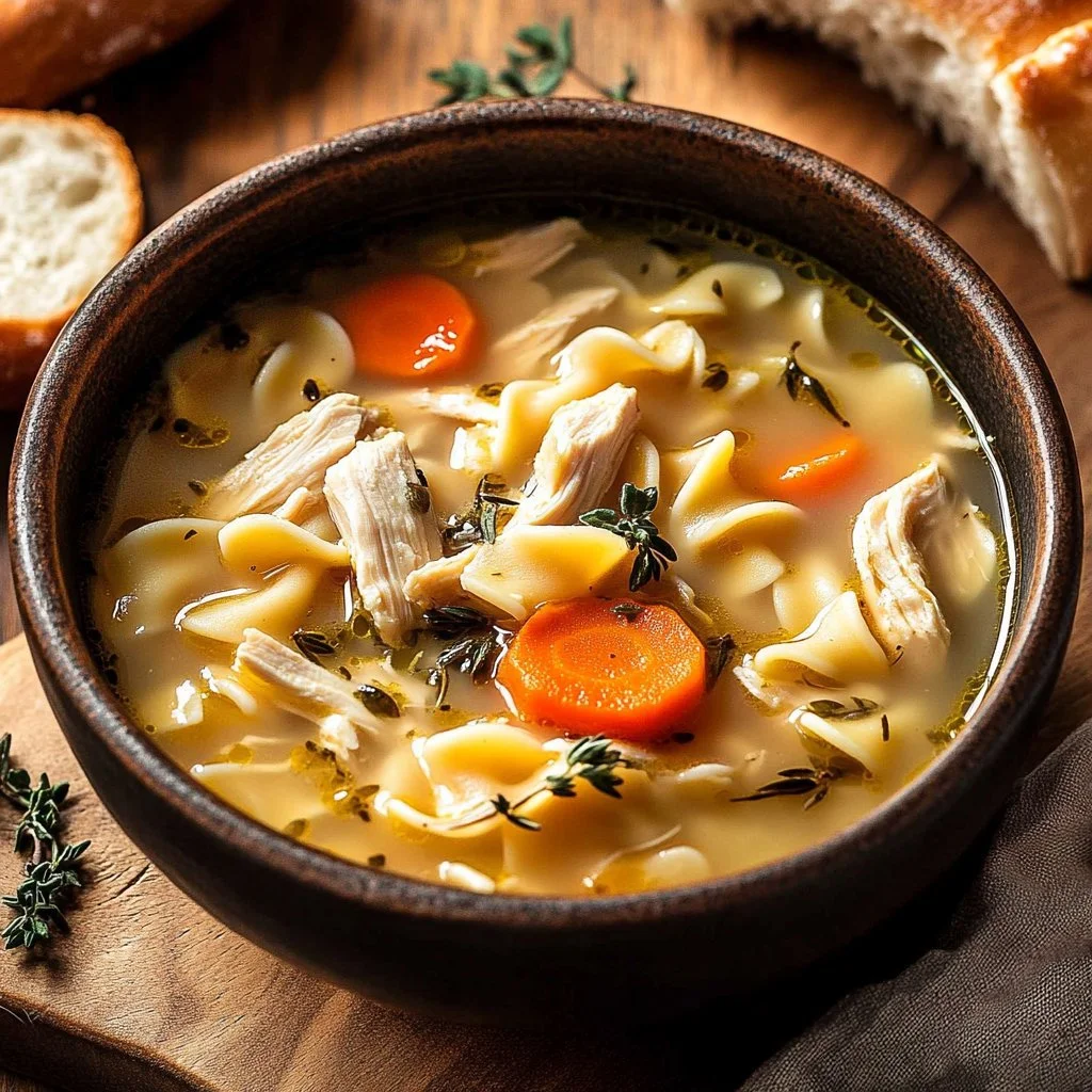 Creamy Homestyle Chicken Noodle Soup