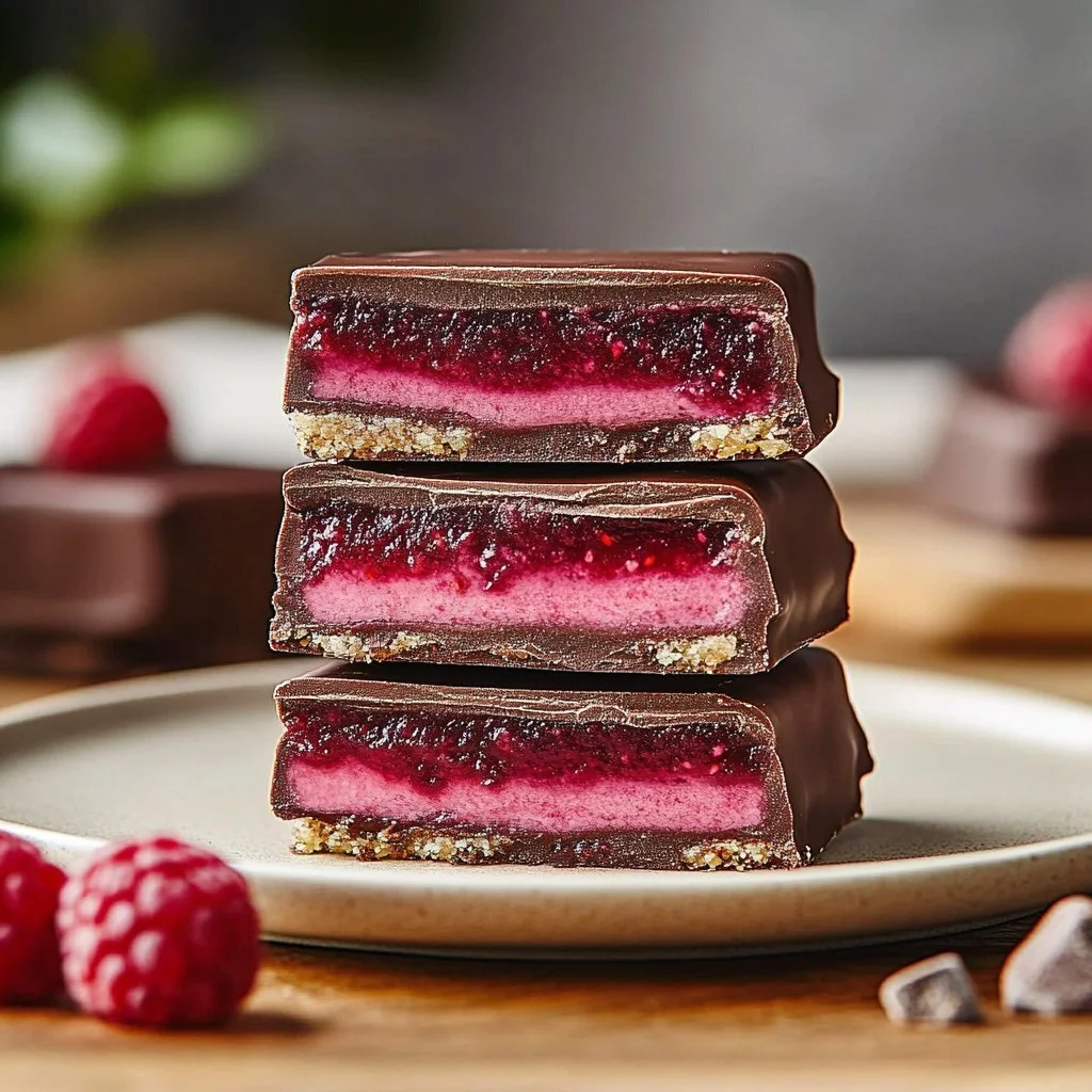 Dark Chocolate Raspberry Pie Bars