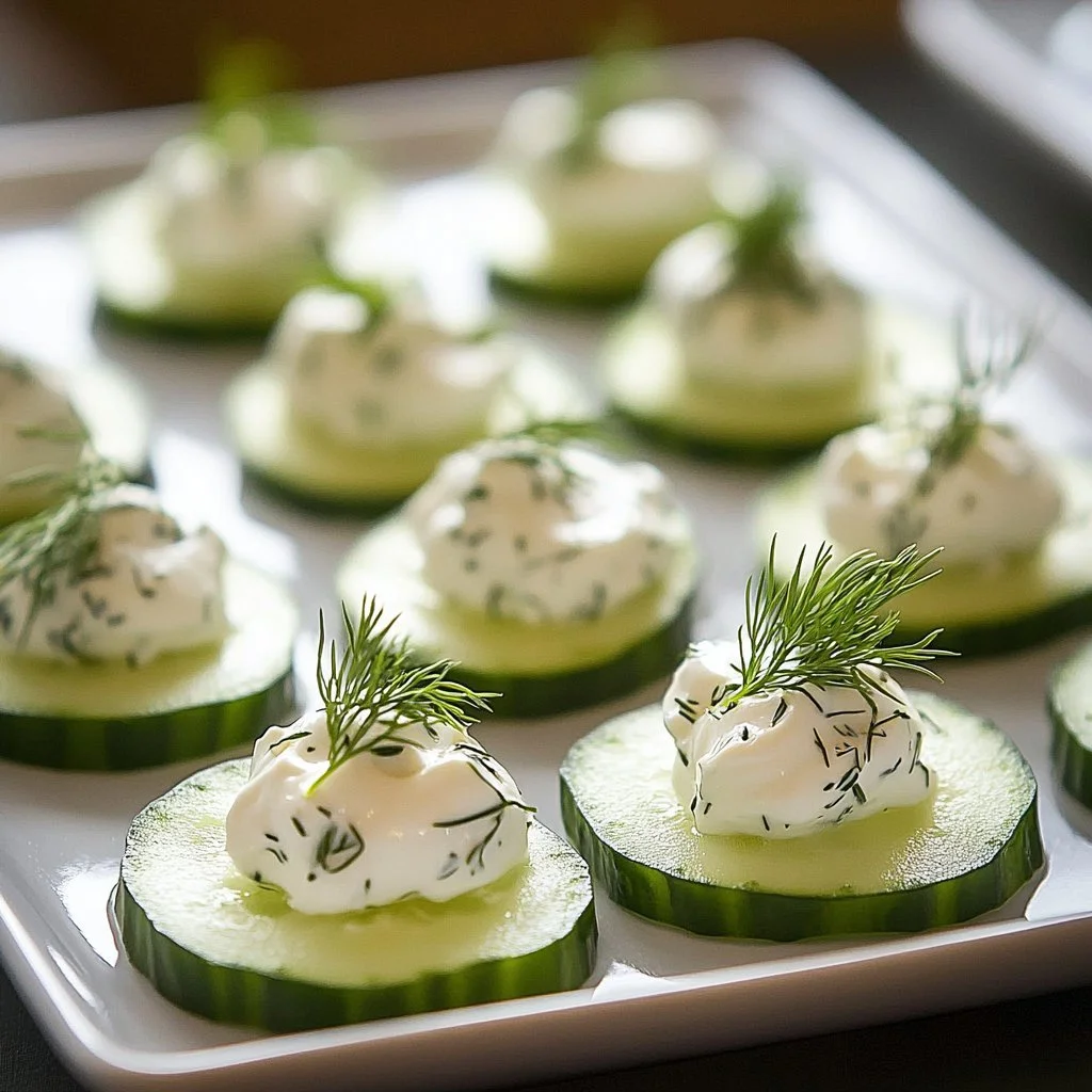 Dilly Cucumber Bites