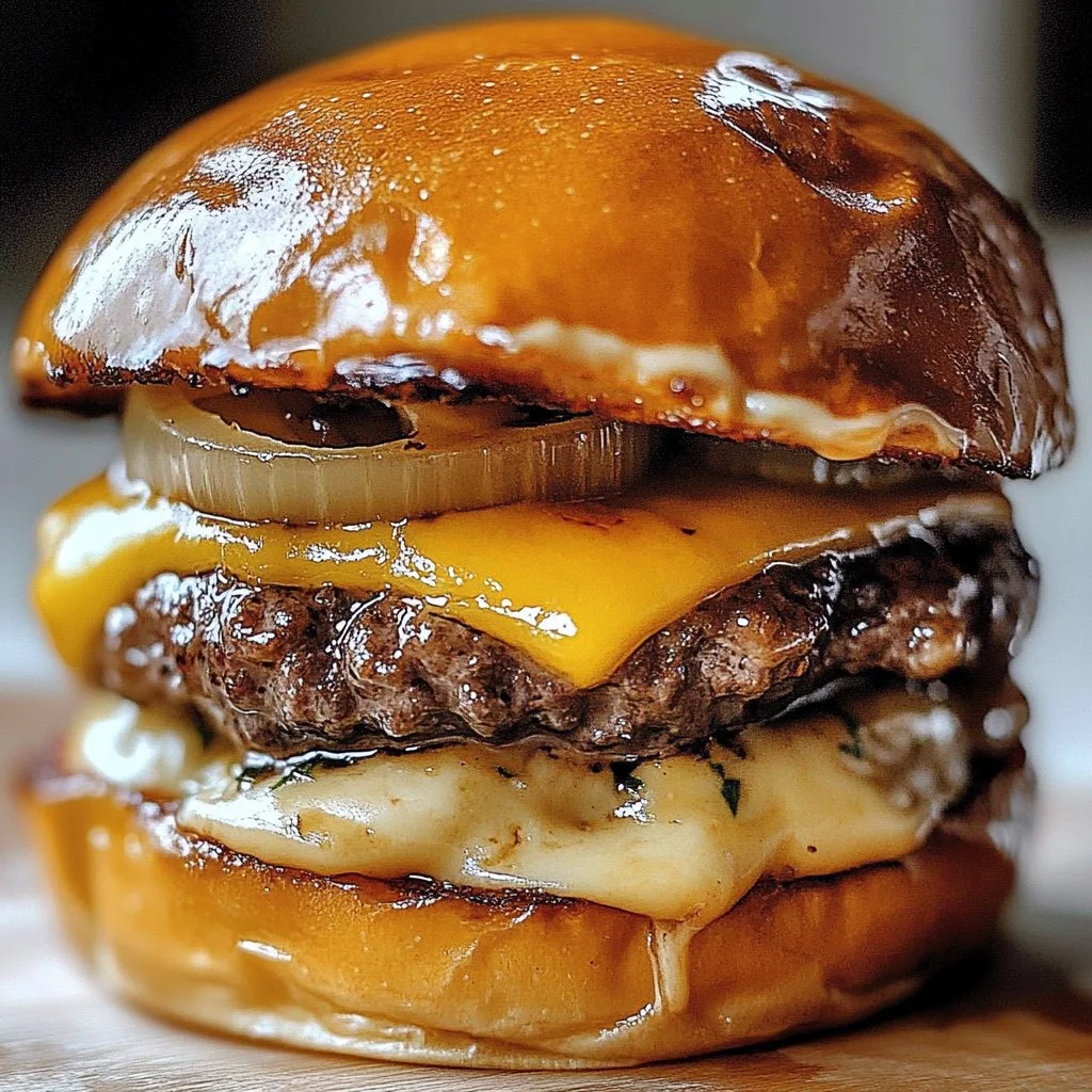 French Onion Soup Burger