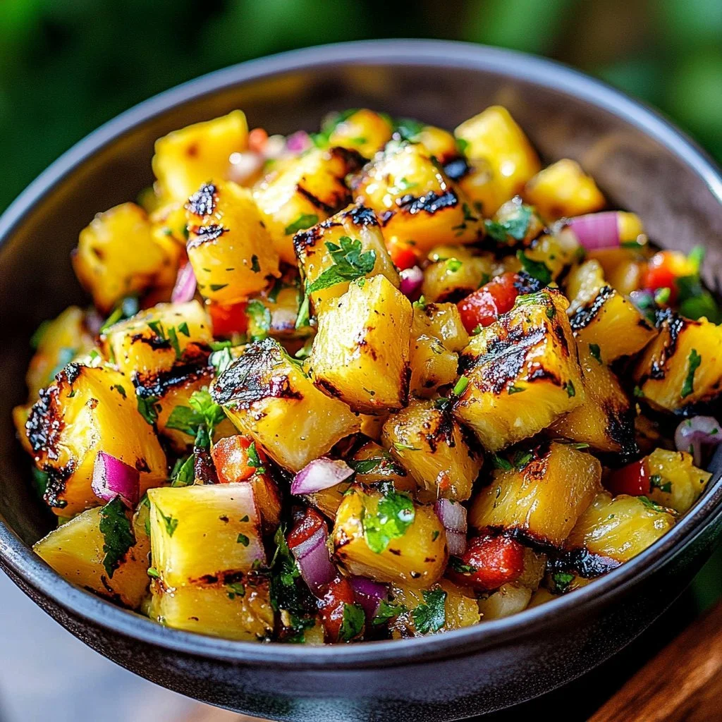Grilled Pineapple Salsa