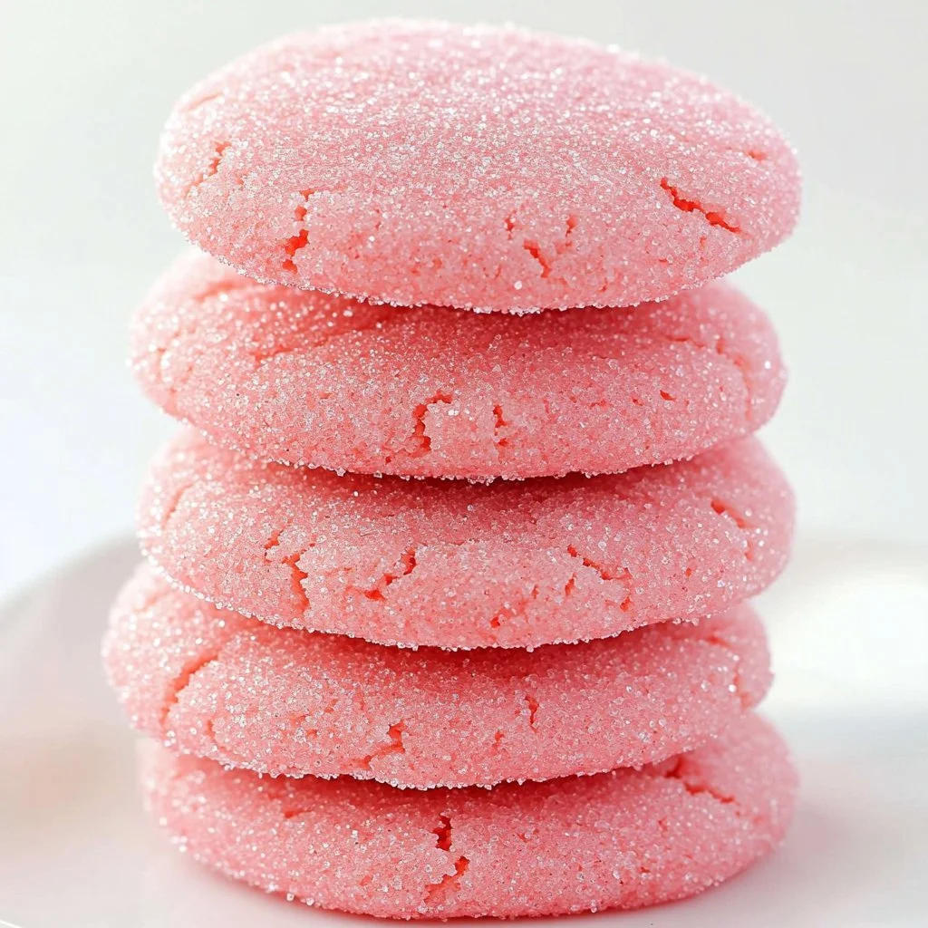 Mexican Pink Cookies (Pink Polvorones)