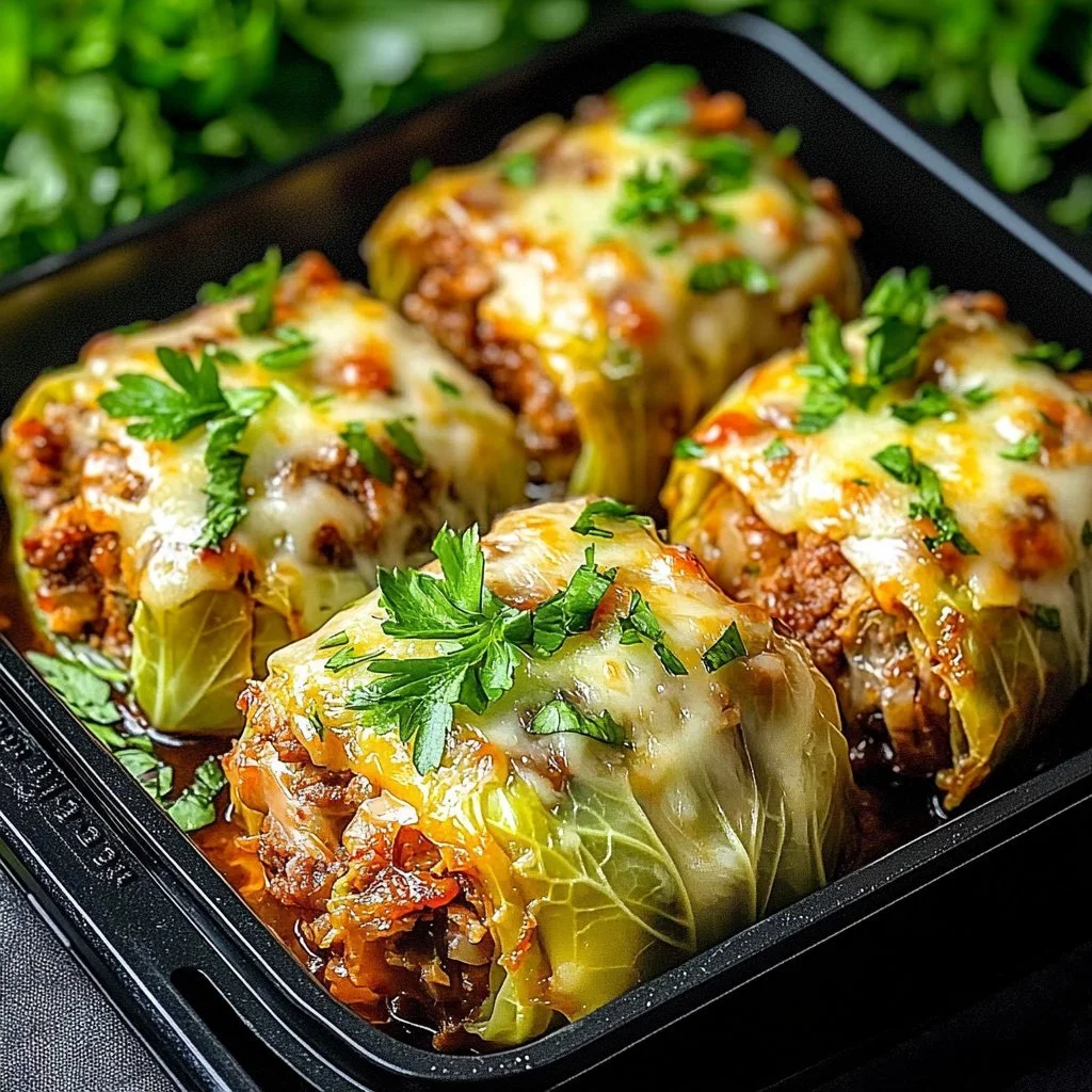 Oven-Baked Cabbage Burgers