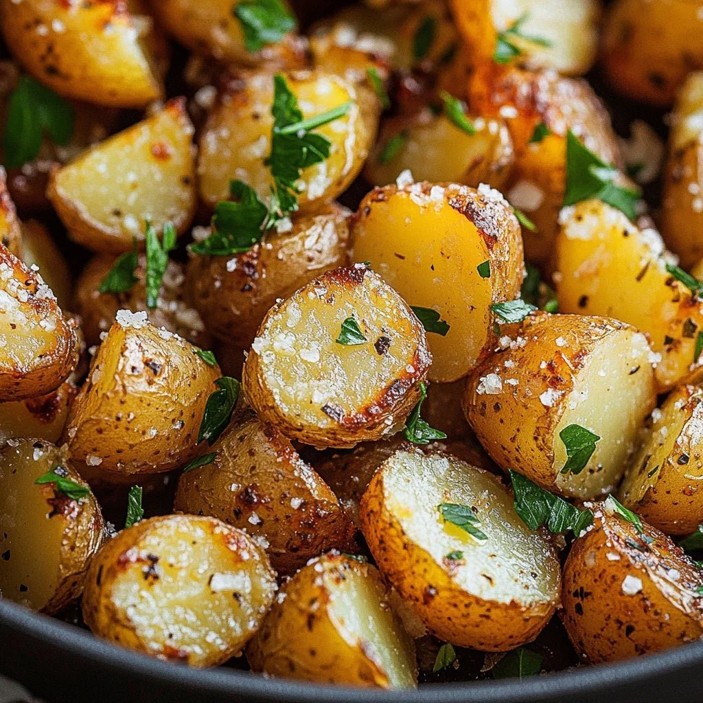 Parmesan Potatoes with Garlic & Herbs