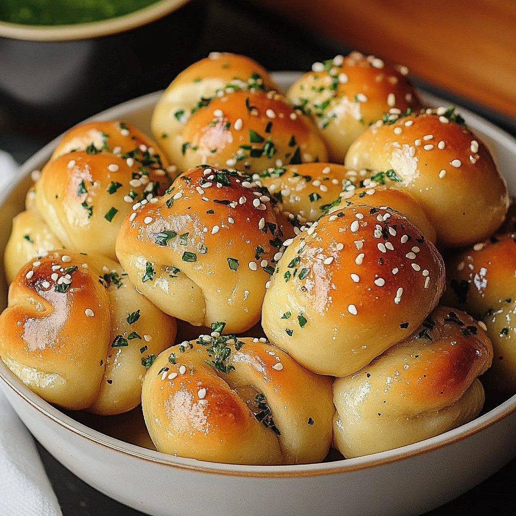 Quick Air Fryer Garlic Knots