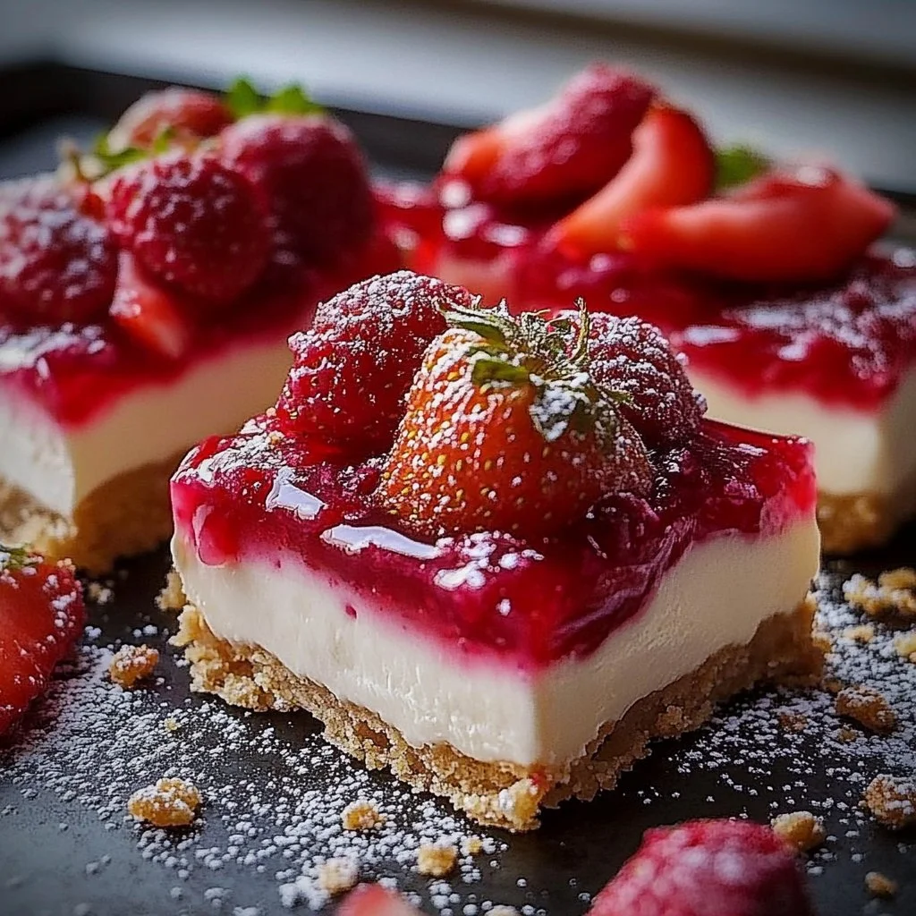 Strawberry Cheesecake Bars