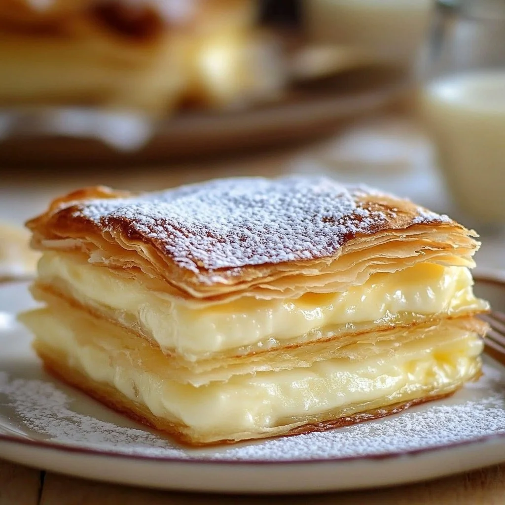 Vanilla Custard Cream Squares