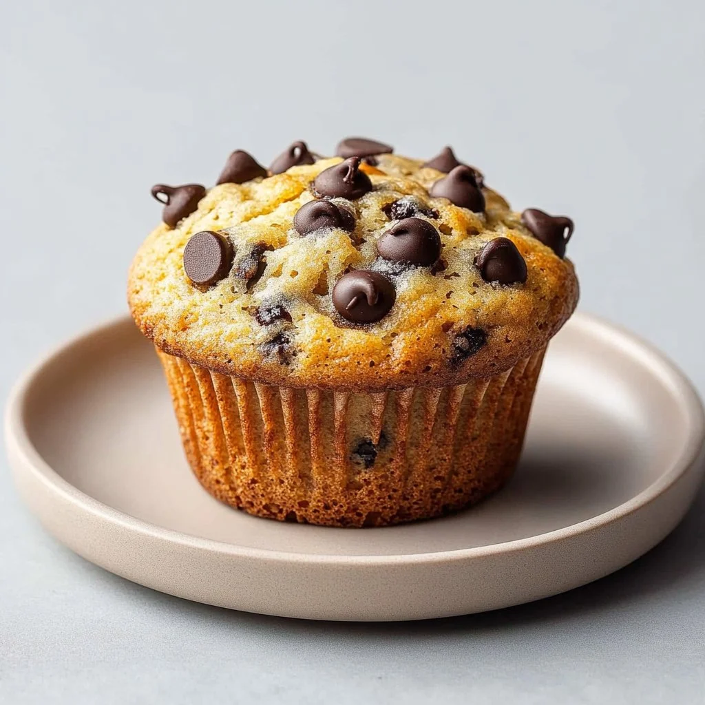Banana Chocolate Chip Yogurt Muffins