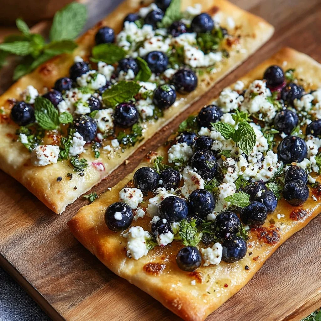 Blueberry Feta Flatbread