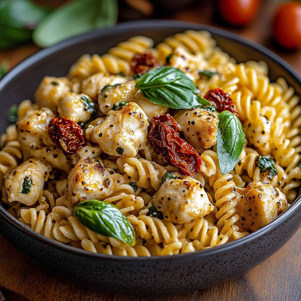 Cheesy Tuscan Chicken Rotini