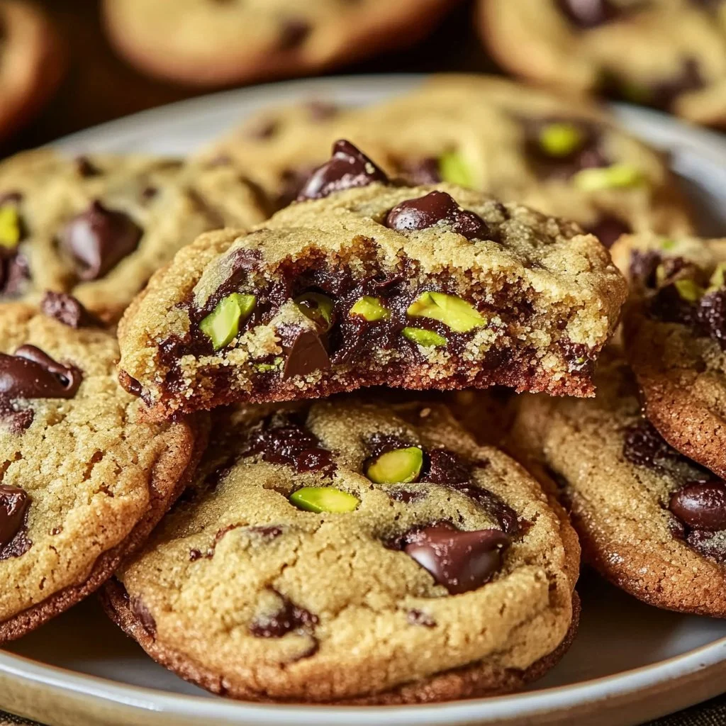 Pistachio Cream Cookies: Chewy Delights with a Nutty Twist