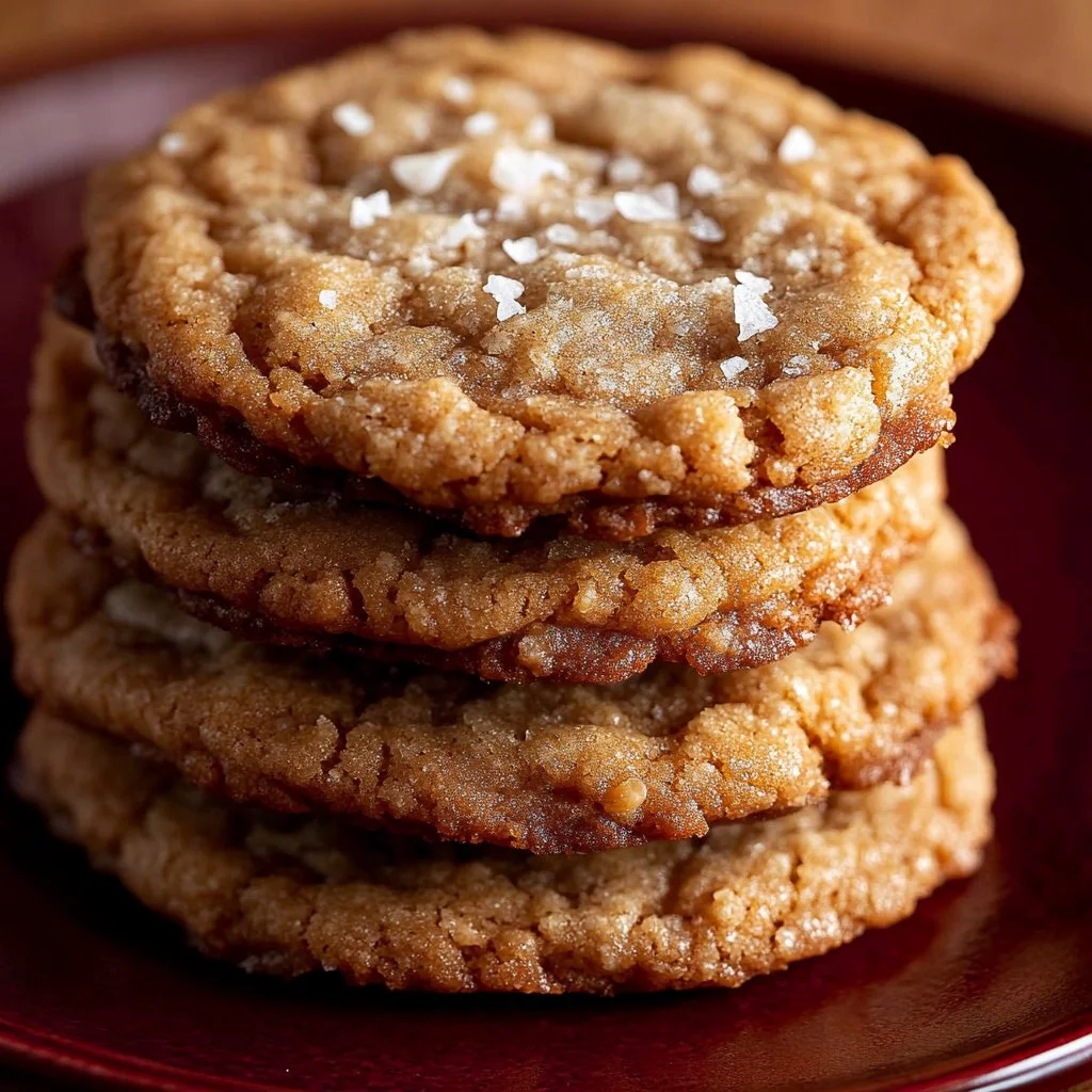 Salted Toffee Oatmeal Cookies