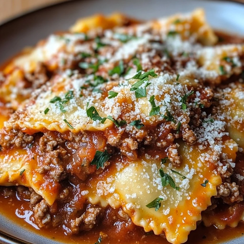 Slow-Cooker Ravioli Lasagna
