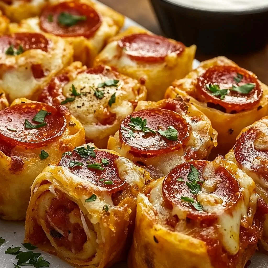 Tortilla Pizza Rolls