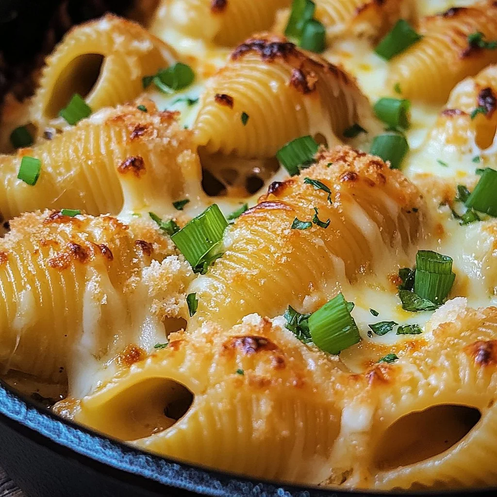 Buffalo Chicken Pasta Shells