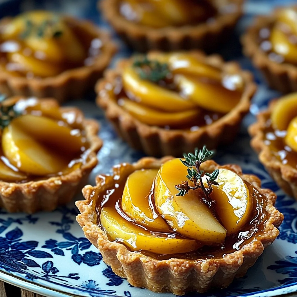 Caramelised Pear & Gorgonzola Tart