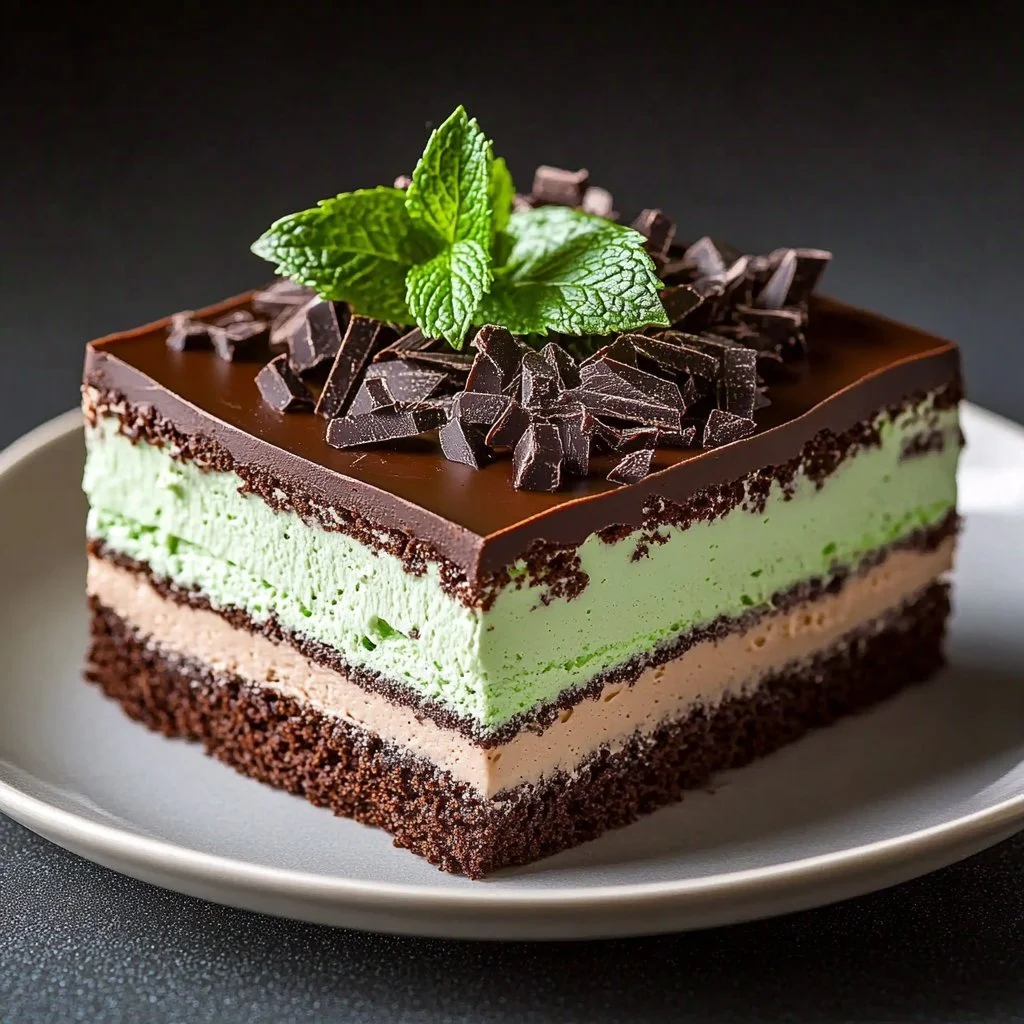 Chocolate Mint Dream Bars