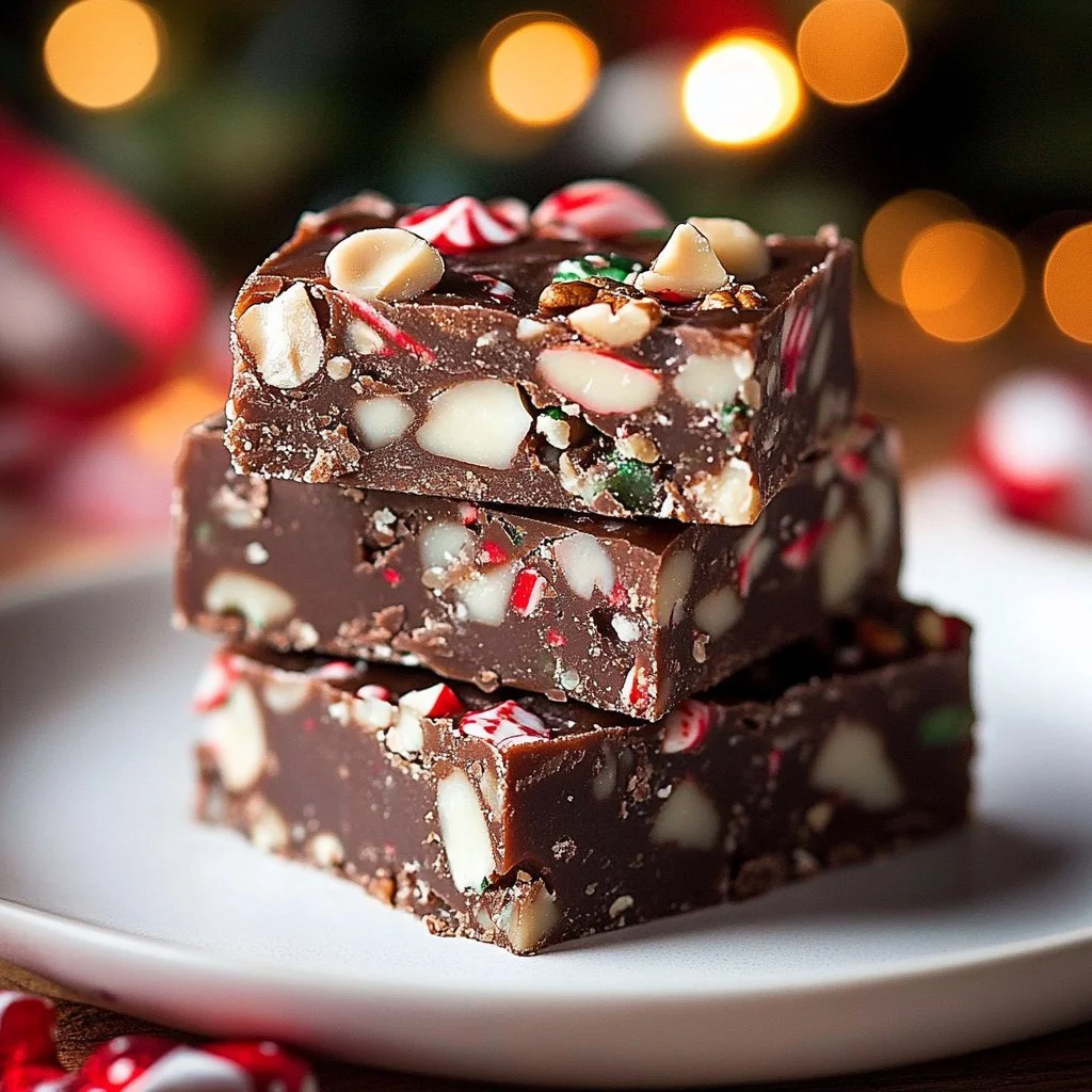 Chocolate Peppermint Macadamia Cookie Bars with a Fudgy Center and Buttery Crunch