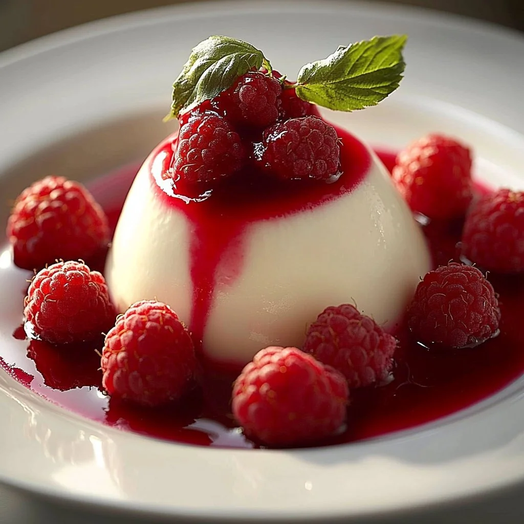Cottage Cheese Raspberry Mousse