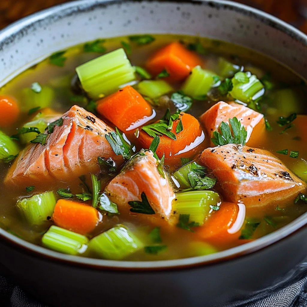 Easy Salmon Soup